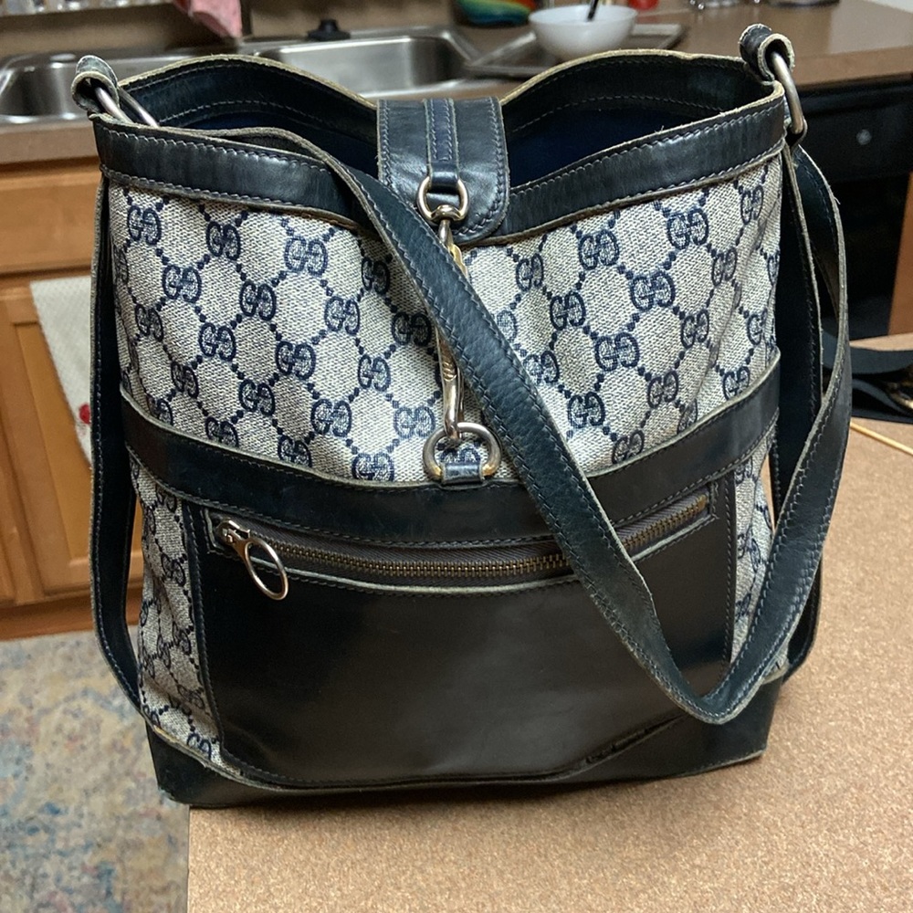 Vintage Gucci Shoulder Bsg - Picture 1 of 15